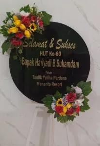 Papan Akrilik Ucapan Ulang Tahun Kutai Barat